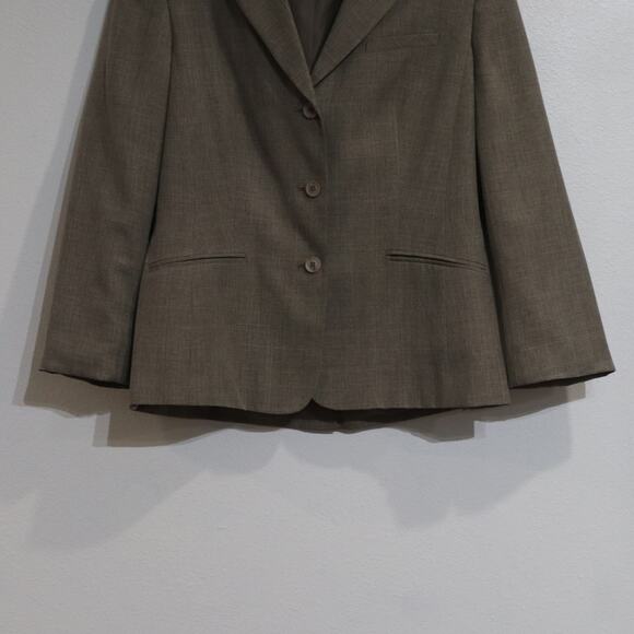 Norton McNaughton Brown Blazer Sz 12 - Picture 3 of 10